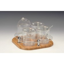 Biradlı Ahşap Standlı Sosluk ve Reçellik