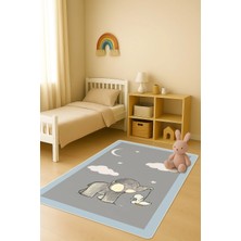 Dolce Mariee Modern Dijital Baskı Kaymaz Taban Çocuk ve Genç Odası Halısı H0798