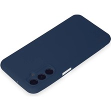 Gray Line Gry  Samsung Galaxy M34 5g Kılıf First Silikon - Lacivert Nel1