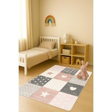 Dolce Mariee Modern Dijital Baskı Kaymaz Taban Çocuk ve Genç Odası Halısı H0620