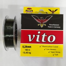 Vito 160 mt Fluorocarbon Coated Super Strong Misina - 0,24 mm