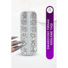 Fontenay Tırnak Süsleme Taş Seti, Nail Art Tırnak Süsleme Taşı Silver
