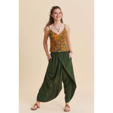 Los Banditos Kruvaze Ön Detay Beli Lastikli Salaş Pantolon