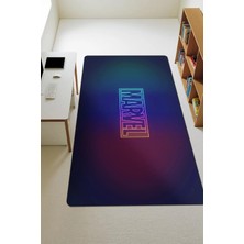 Dolce Mariee Modern Dijital Baskı Kaymaz Taban Çocuk ve Genç Odası Halısı H0916