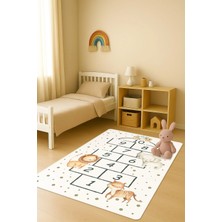 Dolce Mariee Modern Dijital Baskı Kaymaz Taban Çocuk ve Genç Odası Halısı H0697