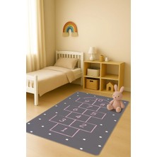 Dolce Mariee Modern Dijital Baskı Kaymaz Taban Çocuk ve Genç Odası Halısı H0705