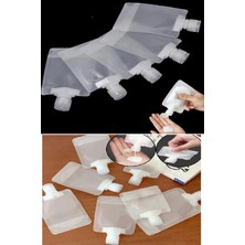 Epilons 5 Adet Şeffaf Sıvı Kozmetik Çantaları Seyahat Losyon Şampuan Yüz I El Sabunu Ambalajı