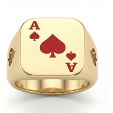 Winners Jewels Poker Maça Ası Yüzük