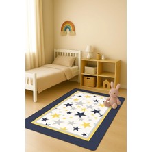 Dolce Mariee Modern Dijital Baskı Kaymaz Taban Çocuk ve Genç Odası Halısı H0627