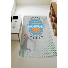 Dolce Mariee Modern Dijital Baskı Kaymaz Taban Çocuk ve Genç Odası Halısı H0655