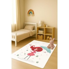 Dolce Mariee Modern Dijital Baskı Kaymaz Taban Çocuk ve Genç Odası Halısı H0604