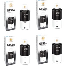 Drl GT53 Uyumlu 4 Adet Siyah Mürekkep Fırsat Paketi 515 519 615 581 Sıfır Muadil - Kapalı Kutu