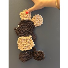 Gönülden Tasarım Kabartma Peluş Ayı Arma Dikiş Aplike 30X20 cm