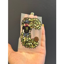 Gönülden Tasarım Ütü Ile Yapışan C Harfi Arma Dikiş Aplikke 8x5 cm