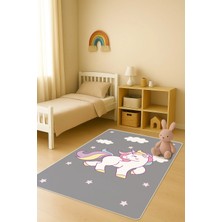 Dolce Mariee Modern Dijital Baskı Kaymaz Taban Çocuk ve Genç Odası Halısı H0777