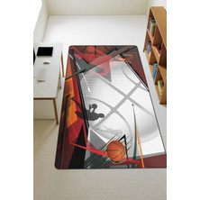 Dolce Mariee Modern Dijital Baskı Kaymaz Taban Çocuk ve Genç Odası Halısı H0658