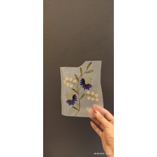 Gönülden Tasarım 17X12 cm Ütü Ile Yapışan Sarmaşık Transfer Baskı Arma