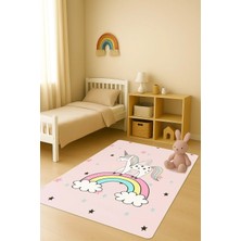 Dolce Mariee Modern Dijital Baskı Kaymaz Taban Çocuk ve Genç Odası Halısı H0682