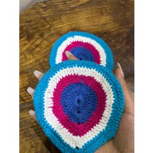 Gönülden Tasarım 2 Adet Örme Göz Arma Dikiş Aplike 14X11 cm