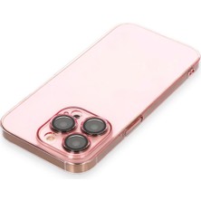 Gray Line Gry  iPhone 13 Pro Kılıf Armada Lensli Kapak - Rose Gold Nel1