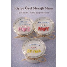 Shaymia Natural Kişiye Özel Mesajlı Mum-Isimli Soya Mum-Sevgiliye/arkadaşa Hediye Mum-Shaymia Gifts