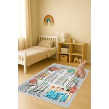 Dolce Mariee Modern Dijital Baskı Kaymaz Taban Çocuk ve Genç Odası Halısı H0640