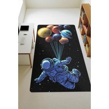 Dolce Mariee Modern Dijital Baskı Kaymaz Taban Çocuk ve Genç Odası Halısı H0659