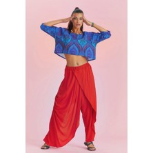 Los Banditos Kruvaze Ön Detay Beli Lastikli Salaş Pantolon