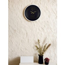 MegaSepet Mey Ithalat® 36 cm Beyaz Dekoratif Şık Duıvar Saati