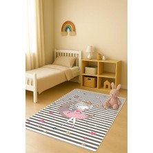 Dolce Mariee Modern Dijital Baskı Kaymaz Taban Çocuk ve Genç Odası Halısı H0616