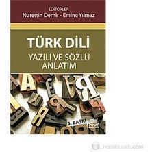 Nobel Akademik Yayıncılık Emine Yılmaz'ın Türk Dili Yazılı ve Sözlü Anlatım Kitabı 310 Sayfa Ciltsiz Normal Boy
