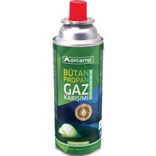 Orcamp 227 gr Pürmüz Kartuş Yedek Gazlı Tam Dolu Güvenli Kullanım İçin Propan Butan Karışımı