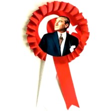 Vatan Fiyonklu Rozet Atalı - 5 Adet