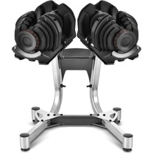 Bezt Pro Sports Ayarlanabilir Dambıl seti 2 x 40KG Siyah + Stand