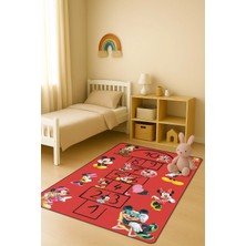 Dolce Mariee Modern Dijital Baskı Kaymaz Taban Çocuk ve Genç Odası Halısı H0945