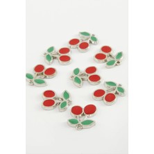 Kiraz Tek Kulplu Mineli Bileklik ve Kolye Ucu Aparatı 1 Adet Nemere