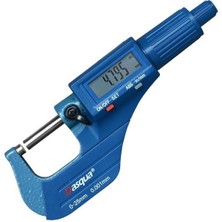 Dasqua 4210-2105 Dijital Mikrometre 0-25 mm Ölçüm Mesafesi ile Hassas Kalınlık Ölçümü