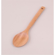 Esranın Dünyası Balsa BLS-029A Ahşap Yemek Servis Kaşığı 28 cm