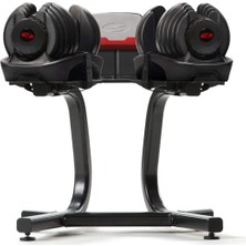 Bezt Pro Sports Ayarlanabilir Dambıl seti 2 x 40KG Kırmızı + Stand