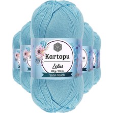 Ne Verelim Size 5 Adet Lotus Bikini Büstiyer Bluz Örgü Ipi  K537 Bebe Mavi