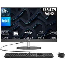 Hp Proone 240 G10 Ultra 5 125U D1GD0ET-K46 96GB 2tb Intel Graphics W11PRO 23.8" Full Hd All In One Pc