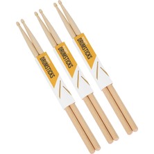 Wagon Drumsticks Hickory 7A Baget (3 Çift)