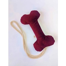 Utd Pet Bestie Çekiştirmeli Kemik Köpek Oyuncağı 30 x 15 cm Dayanıklı Kumaş ve Silikon Elyaf ile Eğlenceli