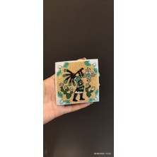 Gönülden Tasarım Ütü Ile Yapışan Punch Dokuma Arma 9x9 cm