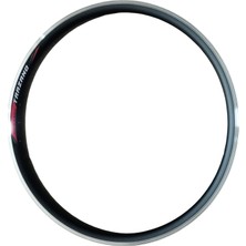 Güçlü Bisiklet Motosiklet 26 Jant Çemberi 36 Delik V Fren Uyumlu Çift Katlı Siyah Renk