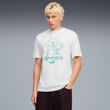 Puma Graphic  Erkek Beyaz T-Shirt.02