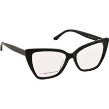 Siyah Cat Eye Klipsli Kadın Gözlük Çerçevesi – 2’si 1 Arada