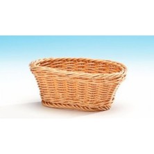 Biradlı Mini Oval Plastik Ekmek Sepeti