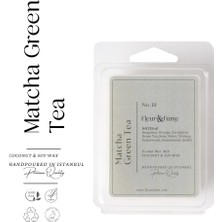Fleur & Fume Matcha Green Tea No.10 - Premium Wax Melt Tablet - Anında Tazelenme ve Zen Enerjisi