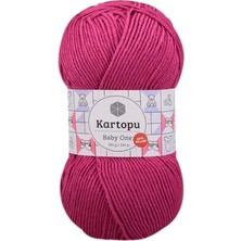 Ne Verelim Size 1 Adet Baby One Tüylenmeyen El Örgü Ipi Yünü Fuşya K245